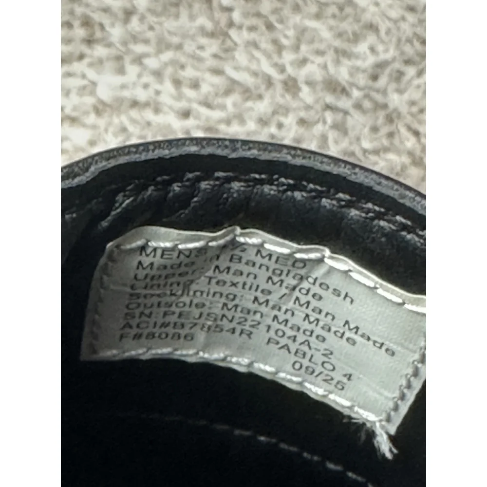 Perry Ellis Portfolio Shoes Black Ultra Foam Pablo Slip On Loafers Mens 9.5 M